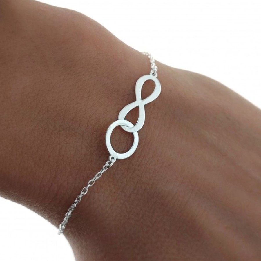 Joyas Plata 929 JOYERIADL Pulseras Varias | Pulsera Infinito Karma