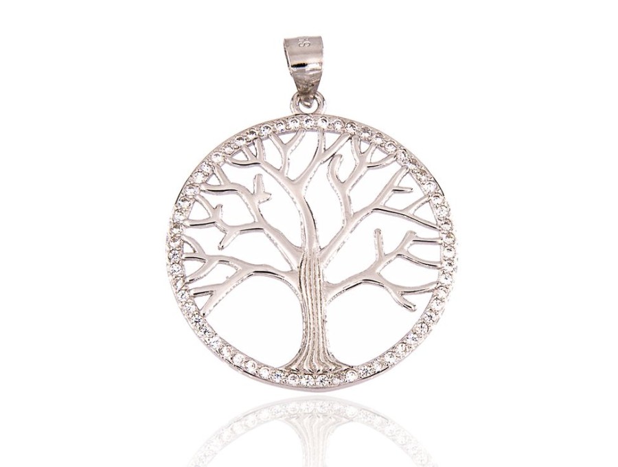 Joyas Plata 940 JOYERIADL Colgantes Varios Plata | Arbol De La Vida Circonitas