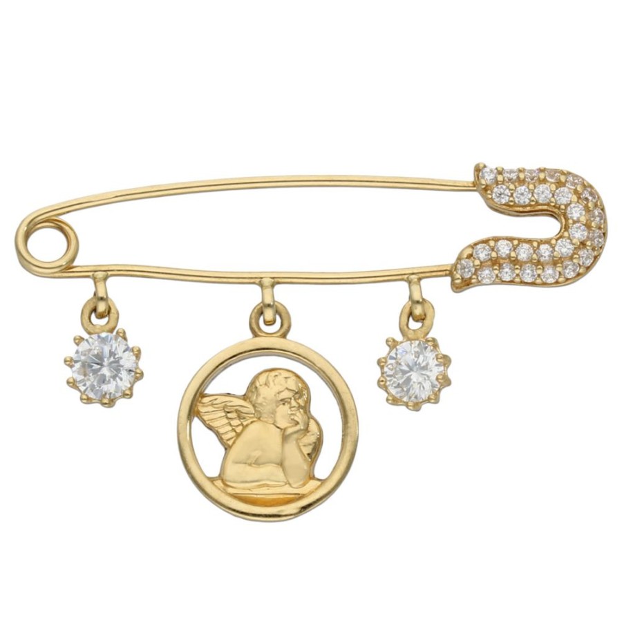 Joyas Oro 38Kl JOYERIADL Alfileres / Gemelos / Pisacorbatas | Alfiler Para Bebe