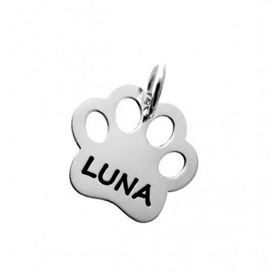 Joyas Plata 941 JOYERIADL Colgantes Personalizados | Colgante Huella Mascota Plata