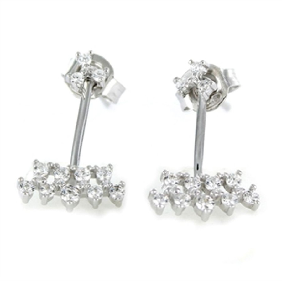 Joyas Plata 955 JOYERIADL Tornillo / Presion | Pendientes Ear Jacket Plata