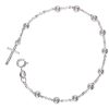 Joyas Plata 929 JOYERIADL Pulseras Varias | Pulsera Rosario Cross 4Mm