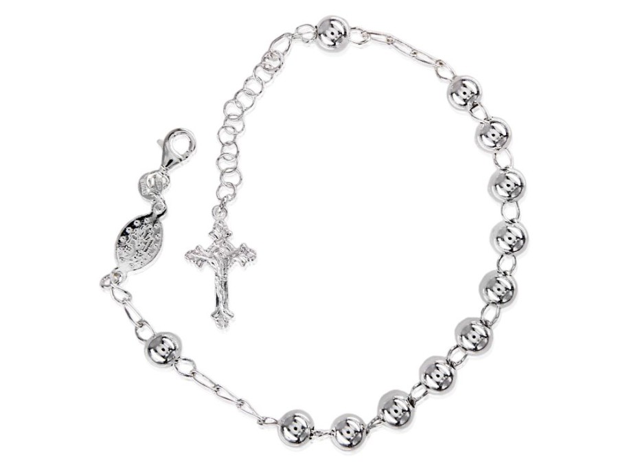 Joyas Plata 929 JOYERIADL Pulseras Varias | Pulsera Rosario Milagrosa