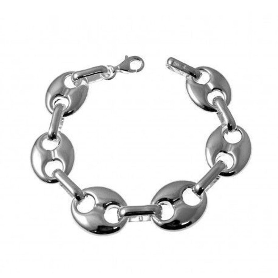 Joyas Plata 929 JOYERIADL Pulseras Varias | Pulsera Plata De Ley Calabrote Xxl