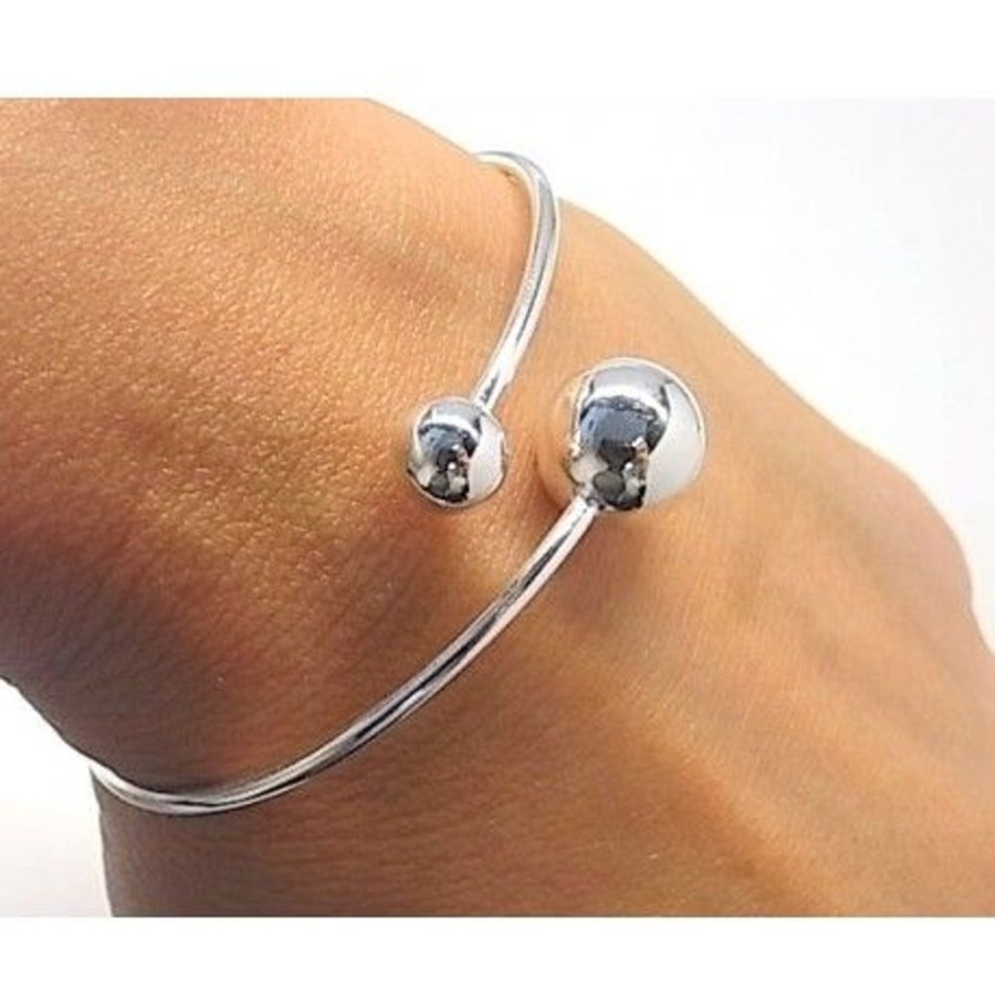 Joyas Plata 930 JOYERIADL Pulseras Aro | Pulsera Doble Bola